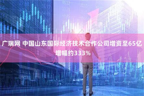 广瑞网 中国山东国际经济技术合作公司增资至65亿 增幅约333%
